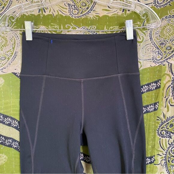 Girlfriend Collective Black High Rise Fleece Lined Leggings Size Small - Picture 3 of 16